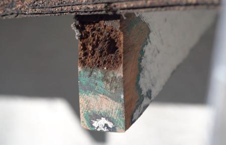 Termite damage dry rot repair